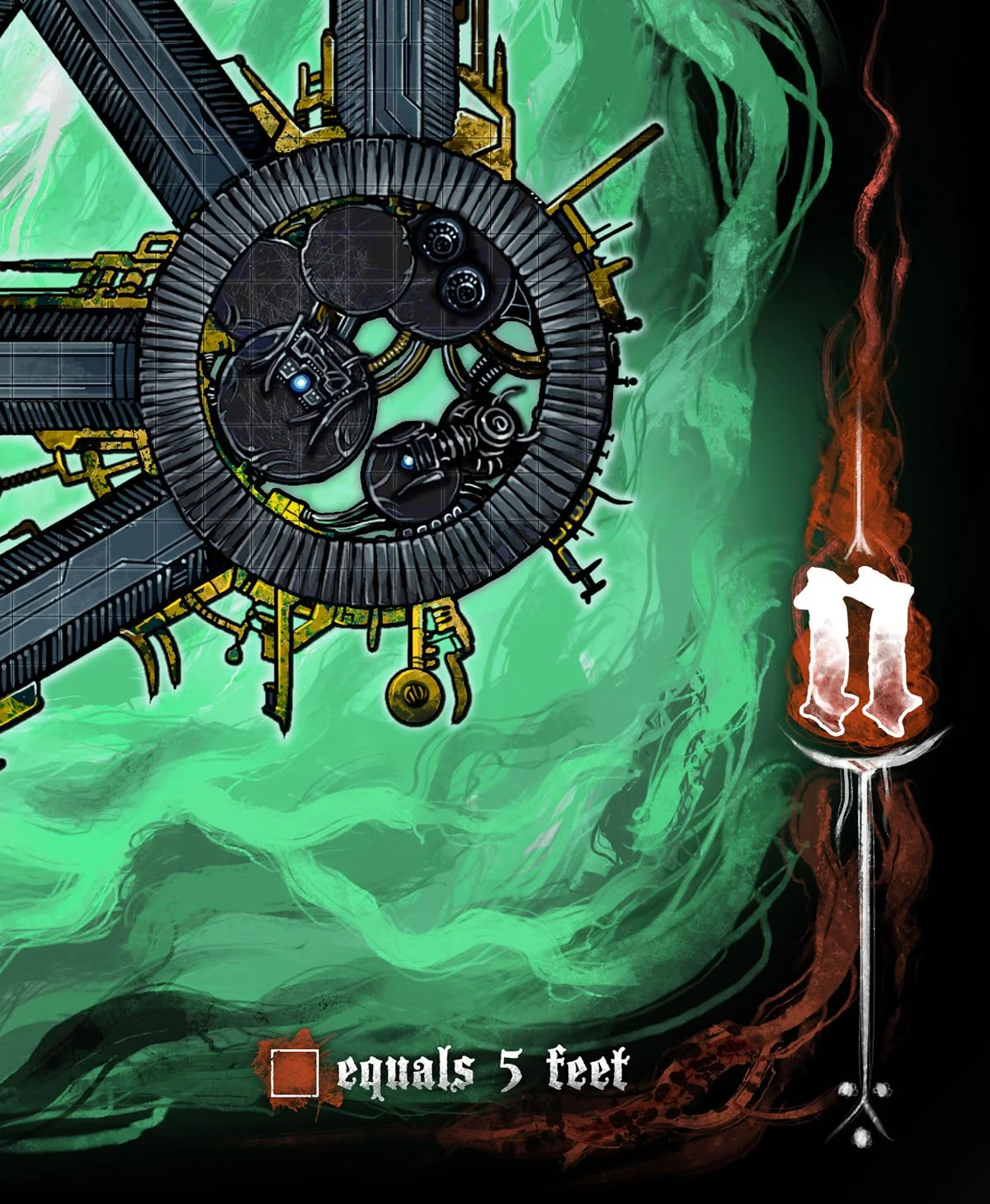 Spirit Sump 5E Encounter Map — Jared Blando